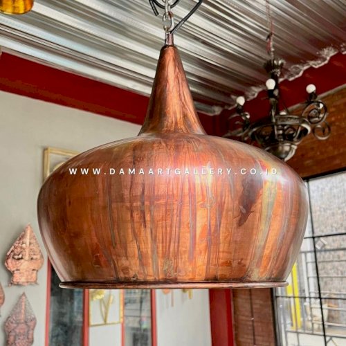 Lampu Gantung Tembaga Antik