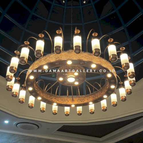 Lampu Masjid Nabawi Material Tembaga