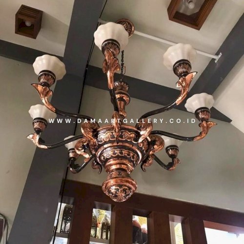 Pesona Lampu Joglo Tembaga Sentuhan Tradisional yang Elegan