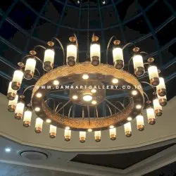 Lampu Masjid Nabawi Material Tembaga